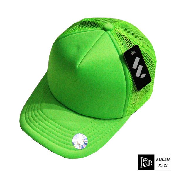 کلاه پشت تور ساده سبز