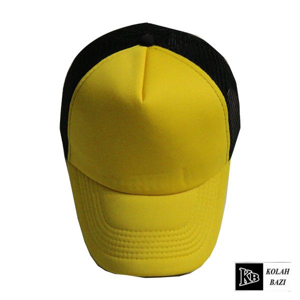کلاه پشت تور مدل مشکی زرد