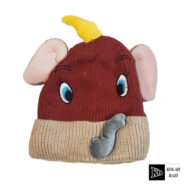 کلاه تک بافت بچه گانه مدل فیل