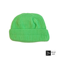 کلاه لئونی بافت سبز روشن