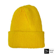 کلاه تک بافت زرد