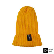کلاه بافت زرد