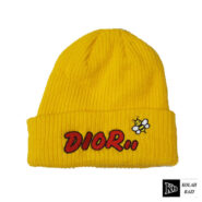 کلاه تک بافت زرد زنبور