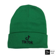 کلاه تک بافت سبز تیک توک