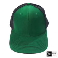 کلاه پشت تور مشکی سبز