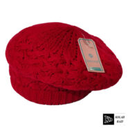 کلاه بافت برت قرمز