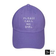 کلاه بیسبالی دخترانه بنفش