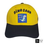 کلاه بیسبالی بچه گانه دایناسور زرد
