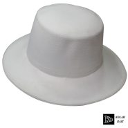 کلاه فدورا سفید ساده