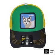 کلاه گورین طرح گربه رنگ سبز
